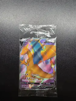 Pokemon Champions Path Charizard V Promo Full Art Card SWSH050 Sealed - Image 1