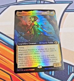 MTG ~ Maralen, Fae Ascendant Extended Art Foil ~ Lorwyn Eclipsed ~ NM ~ Rare 376 - Image 1