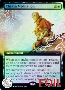 MTG Chakra Meditation (Extended) (179) | NM Foil | Avatar: Eternal-Legal {TLE} - Image 1