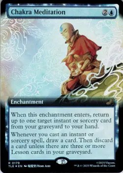 MTG Chakra Meditation (Extended) (179) | NM Foil | Avatar: Eternal-Legal {TLE} - Image 2