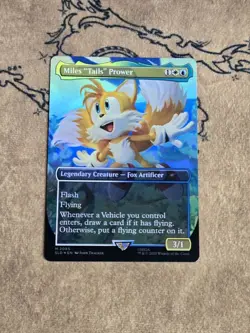 Miles "Tails" Prower (Rainbow Foil) 2085 Secret Lair Drop Foil NM - Image 1