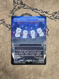 Moogles' Valor (Borderless) 0326 Final Fantasy Foil NM - Image 1