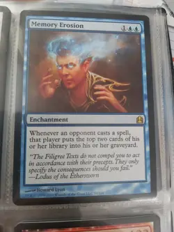 MTG - Memory Erosion - Commander 2011 - NM - Image 1