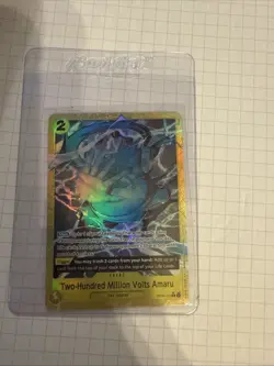 Two-Hundred Million Volts Amaru (Alternate Art) OP05-115 Premium Booster -The... - Image 1