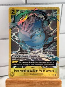 Two-Hundred Million Volts Amaru (Alternate Art) OP05-115 Premium Booster - Image 1