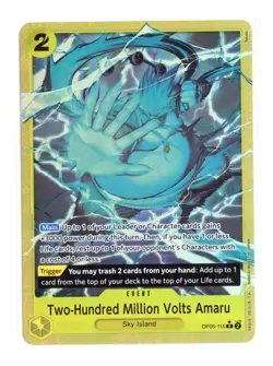 Two-Hundred Million Volts Amaru Alt Art OP05-115 R * One Piece Premium Booster - Image 1