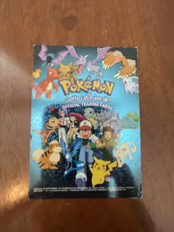 CHECKLIST HOLO FOIL TOPPS POKEMON SERIES 1 BLACK LOGO - Image 1
