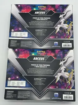 Lot of (2) Pokemon TCG Arceus V Figure Collection Box Cosmic Eclipse Sealed - Image 2