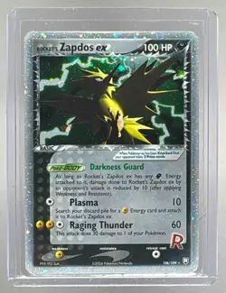 Rocket's Zapdos ex 2004 Pokemon EX Team Rocket Returns #106 - Image 1