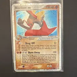 Pokemon Blaziken ex Ultra Rare EX Holo 150HP Crystal Guardians 90/100 English - Image 1