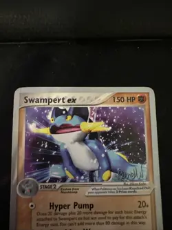 Swampert EX 95/95 Pokemon 2004 World Championship Edition Heavy Play HP - Image 3