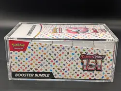 Pokemon 151 SV3.5 Booster Bundle Display Factory Sealed Case W/Acrylic Case - Image 5