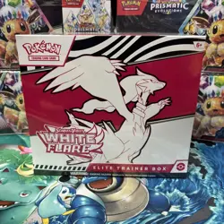 POKEMON -Scarlet & Violet- WHITE FLARE ETB - Elite Trainer Box - Sealed - NEW - Image 1