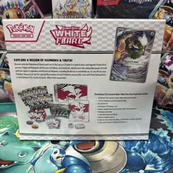 POKEMON -Scarlet & Violet- WHITE FLARE ETB - Elite Trainer Box - Sealed - NEW - Image 2