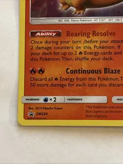 Charizard SM226 Sm Holo Pokemon TCG. Great Addition To Any Charizard Fan! - Image 5