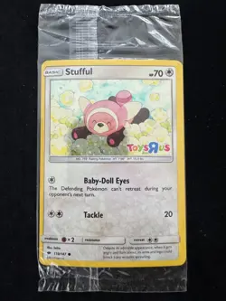 Stufful 110/147 Toys R Us Stamped Promo Sealed Cosmos Holo Pokemon TCG - Image 1
