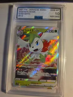 *AGS **LEGENDARY** 10* SHAYMIN VSTAR ~ Pokemon TCG: Japanese STAR BIRTH - Image 1