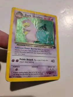 DARK SLOWBRO Team Rocket 12/82 HOLO 1st Edition RARE! Vintage WOTC 1999-2000 - Image 1