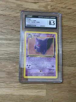 Gengar 1st Edition CGC 8.5 1999 Pokemon Fossil 20/62 Non Holo Graded - Image 1