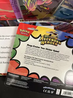 2x Pokemon Ascended Heroes Tech Sticker Collection feat. Charmander & Gastly New - Image 2