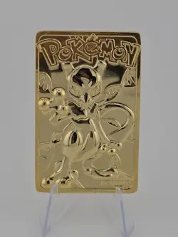 Near Mint 1999 Burger King Pokemon Pokeball with 23K Gold Plated MEWTWO - No Box - Image 2