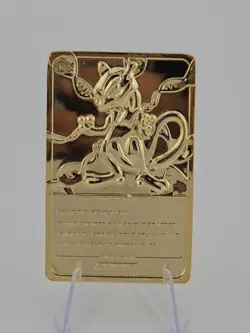 Near Mint 1999 Burger King Pokemon Pokeball with 23K Gold Plated MEWTWO - No Box - Image 3