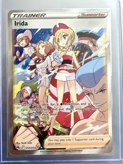 Pokemon Irida GG63/GG70 Full Art Crown Zenith - NM - Image 1