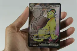 Team Rocket's Persian ex - 219/182 Destined Rivals (Pokemon) Full Art Ultra Rare - Image 1