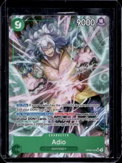 2024 One Piece Emperors in the New World Adio Parallel Super Rare #OP09-023 - Image 1