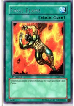 Final Flame - LOB-100 - Rare - Unlimited Edition - Lightly Played - Image 1