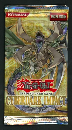 Yu-gi-oh! TCG! SEALED Cyberdark Impact Booster Pack 1st Edition Sealed - Image 1