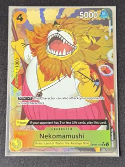 NEKOMAMUSHI - One Piece TCG OP06-110 - FA Full Art - PRB01 Premium Booster NM - Image 1
