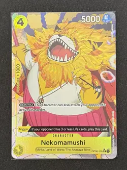 NEKOMAMUSHI - One Piece TCG OP06-110 - FA Full Art - PRB01 Premium Booster NM - Image 1