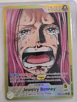 One Piece Jewelry Bonney OP13-100 Alt Art Leader Carrying On His Will NM - Image 1