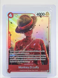 MONKEY D. LUFFY 2025 ONE PIECE LEGACY OF MASTER SUPER RARE B OP12-015 Q5571 - Image 1