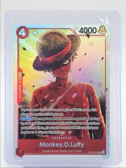 MONKEY D. LUFFY 2025 ONE PIECE LEGACY OF MASTER SUPER RARE A OP12-015 Q5571 - Image 1