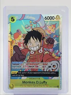 MONKEY D. LUFFY 2024 ONE PIECE 500 YEARS SUPER RARE B OP07-109 Q5571 - Image 1
