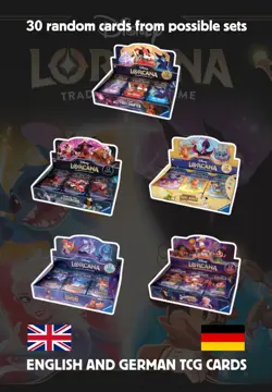 Disney Lorcana Mystery Packs 30 Random Cards - All Sets z. B. First Chapter - Image 4
