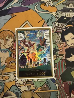 ONE PIECE TCG CARD - Egghead OP14-EB04 Gold Don!! Azure Sea's Seven ENGLISH - Image 1