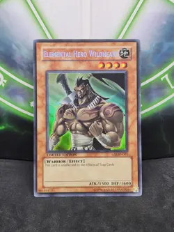 Yugioh Elemental Hero Wildheart GSE-EN001 Ultra Rare Secret Name NM - Image 1