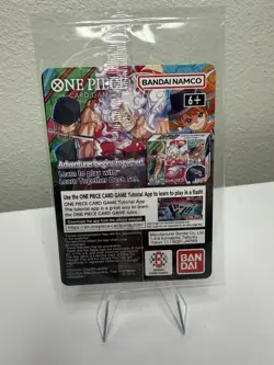One Piece Card Game Monkey D. Luffy US Voyage Promo Sealed College Basketball - Image 2