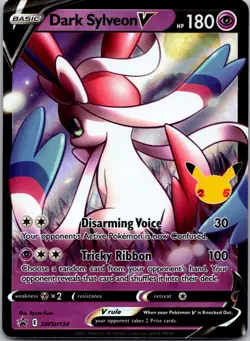 Dark Sylveon V Promo SWSH: Sword & Shield Promo Cards SWSH134 NM - Image 1