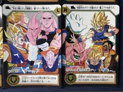 Lot of 8 Dragon Ball Z 1995 LR Holo Cards Set Japan BANDAI Vintage Complete - Image 5