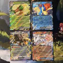 Lot of 4 Pokemon SV White Flare double rare cards - Image 1