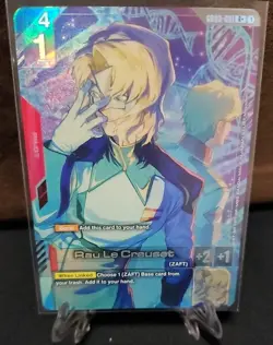 [ENGLISH] Gundam Card Game Rau La Creuset GD03-091 R+ Alt Art Foil - Image 1