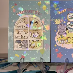 2 Cracked Ice Holo Database Set Pikachu Piplup Pichu Babys Non-TCG POKEMON CARD - Image 3