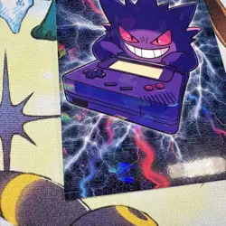Cracked Ice Holo Gengar Gameboy Database Non-TCG Pokemon Card - Image 2
