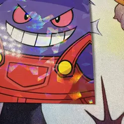 Cracked Ice Holo Gengar Mario Database Non-TCG Pokemon Card - Image 3