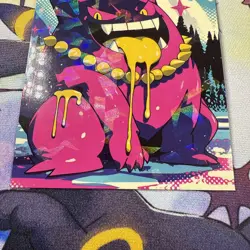 Cracked Ice Holo Gengar Database Non-TCG Pokemon Card - Image 3