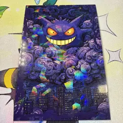 Cracked Ice Holo Gengar Database Non-TCG Pokemon Card - Image 1
